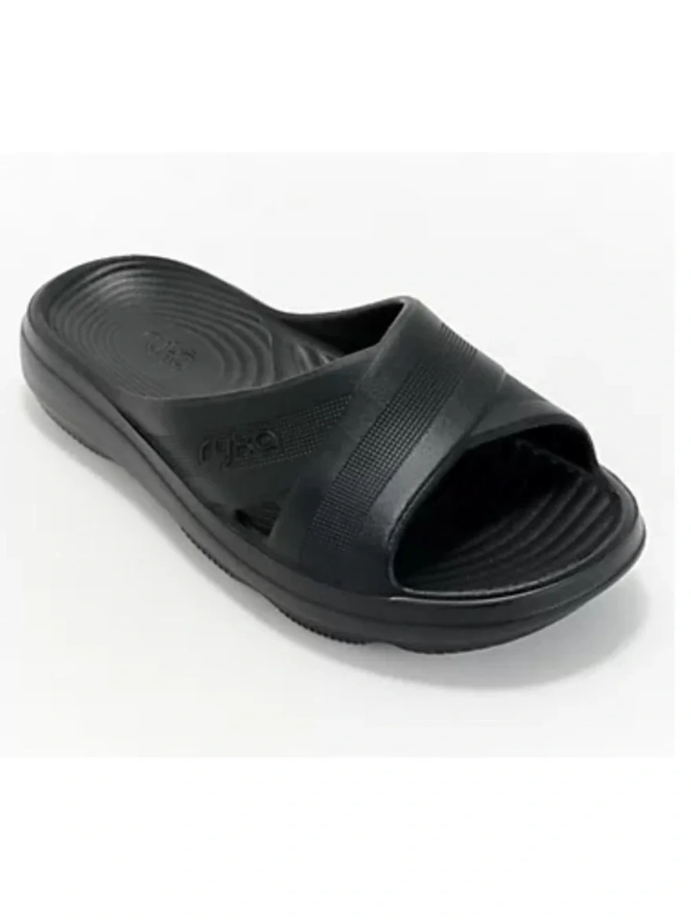 Ryka Cross-Band Recovery Slide Sandals 8-8.5
